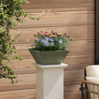 Vaso da giardino 5 pcs Verde oliva 35 x 35 x 15 cm