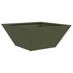 Vaso da giardino 5 pcs Verde oliva 35 x 35 x 15 cm