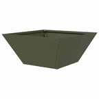 Vaso da giardino 5 pcs Verde oliva 35 x 35 x 15 cm