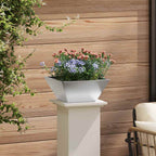 Vaso da giardino 5 pcs Argento 35 x 35 x 15 cm