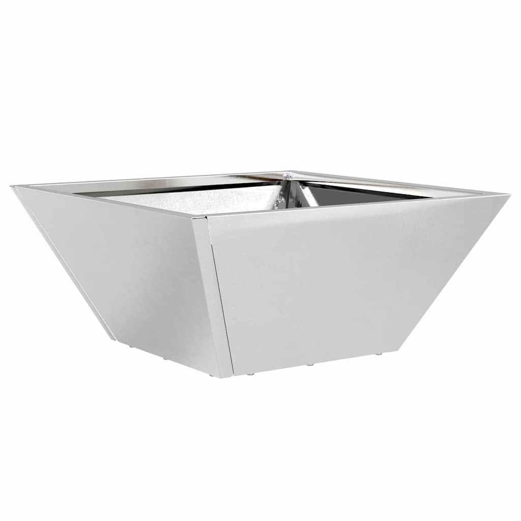Vaso da giardino 5 pcs Argento 35 x 35 x 15 cm