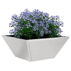 Vaso da giardino 5 pcs Argento 35 x 35 x 15 cm