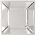 Vaso da giardino 5 pcs Argento 35 x 35 x 15 cm