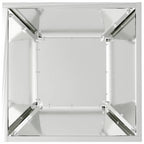 Vaso da giardino Argento 35 x 35 x 15 cm Acciaio zincato