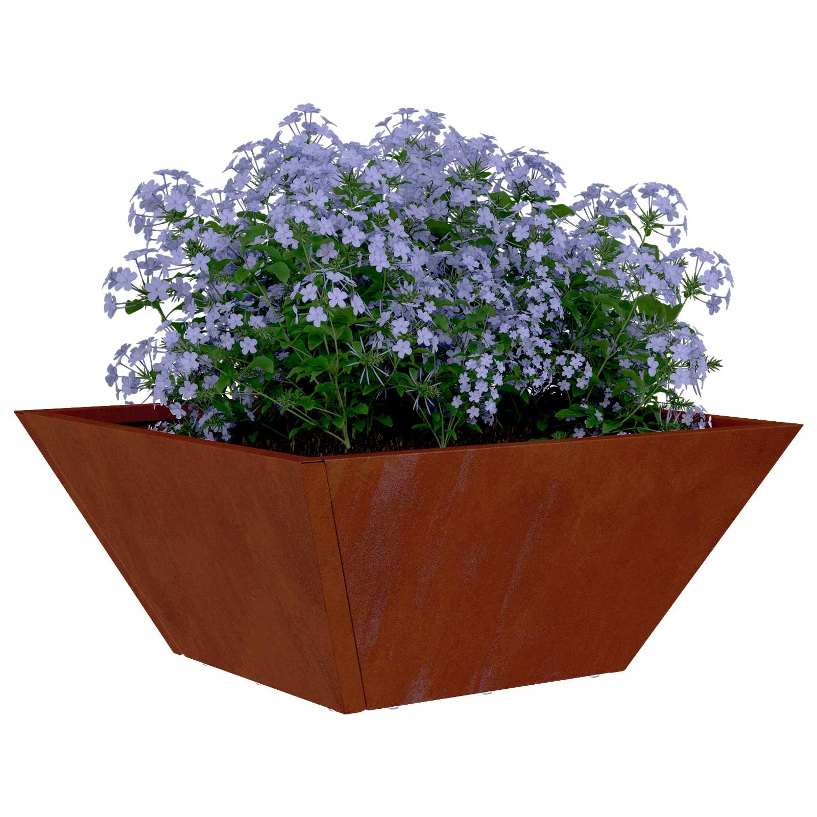 Vaso da giardino Ruggine 35 x 35 x 15 cm