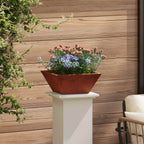 Vaso da giardino 5 pcs Ruggine 35 x 35 x 15 cm