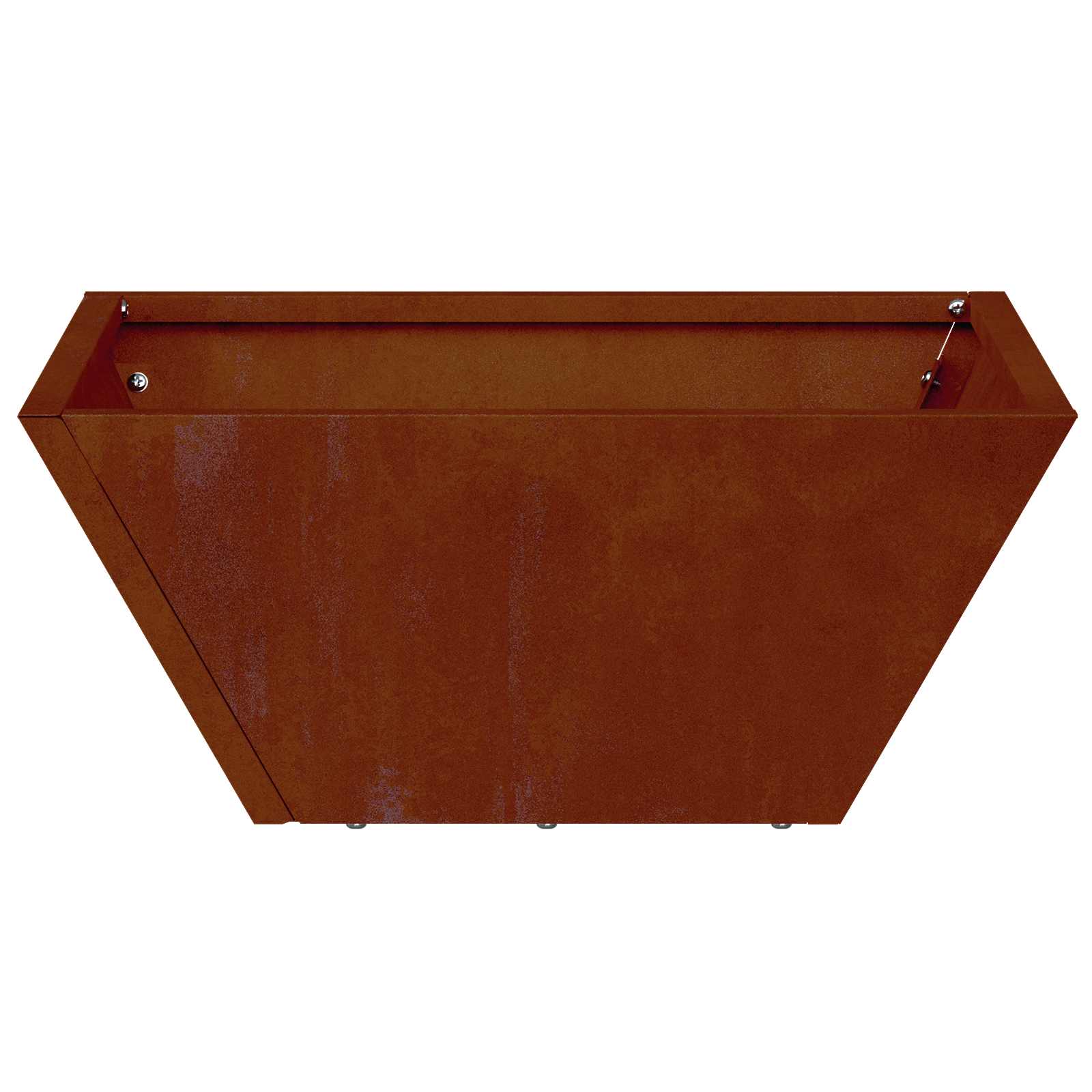 Vaso da giardino 5 pcs Ruggine 35 x 35 x 15 cm