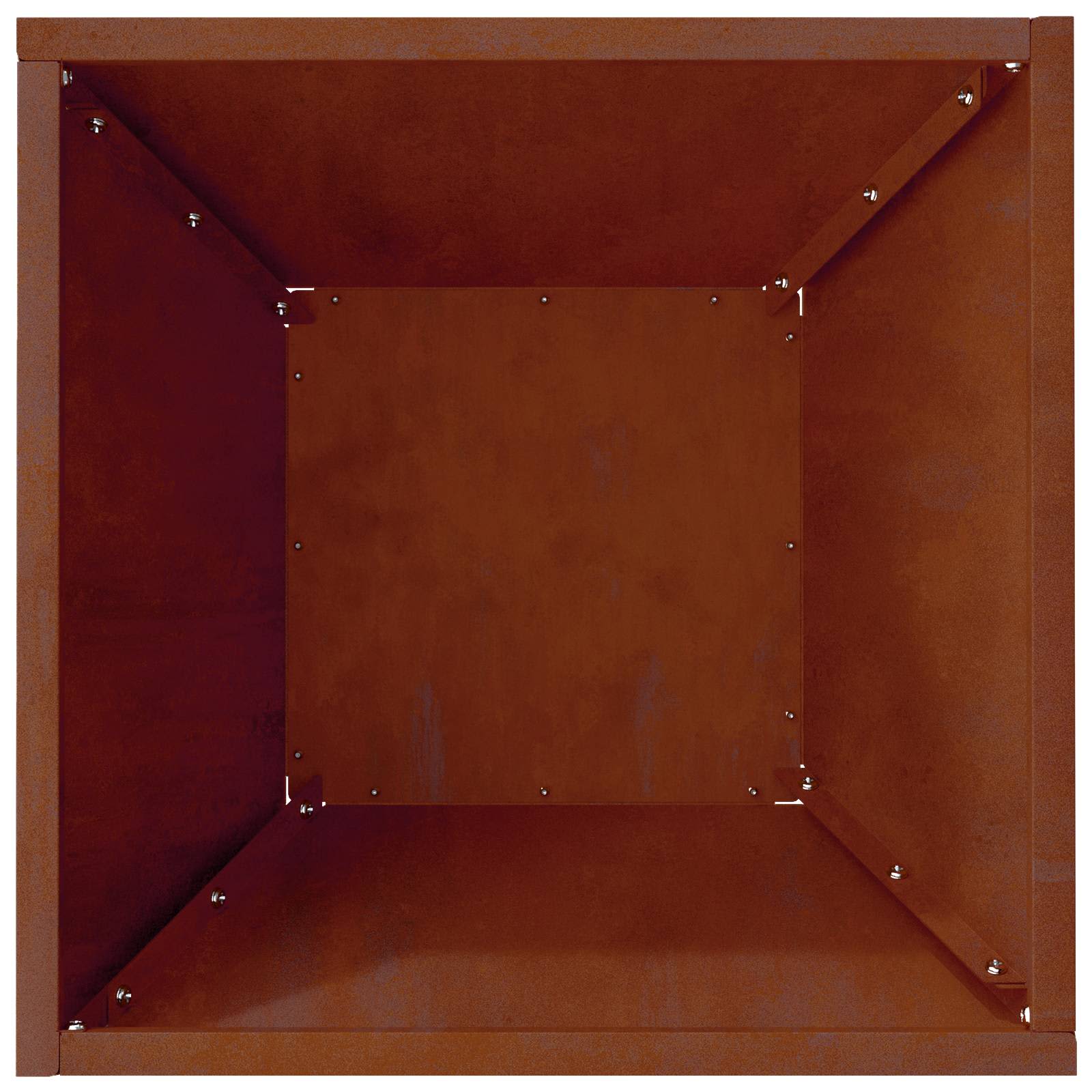 Vaso da giardino 5 pcs Ruggine 35 x 35 x 15 cm