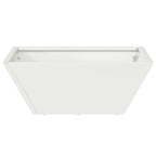 Vaso da giardino 5 pcs Bianco 40 x 40 x 15 cm