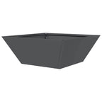Vaso da giardino Antracite 40 x 40 x 15 cm