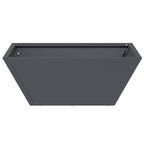 Vaso da giardino 5 pcs Antracite 40 x 40 x 15 cm