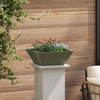 Vaso da giardino Verde oliva 40 x 40 x 15 cm