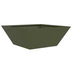 Vaso da giardino 5 pcs Verde oliva 40 x 40 x 15 cm