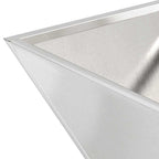 Vaso da giardino 5 pcs Argento 40 x 40 x 15 cm
