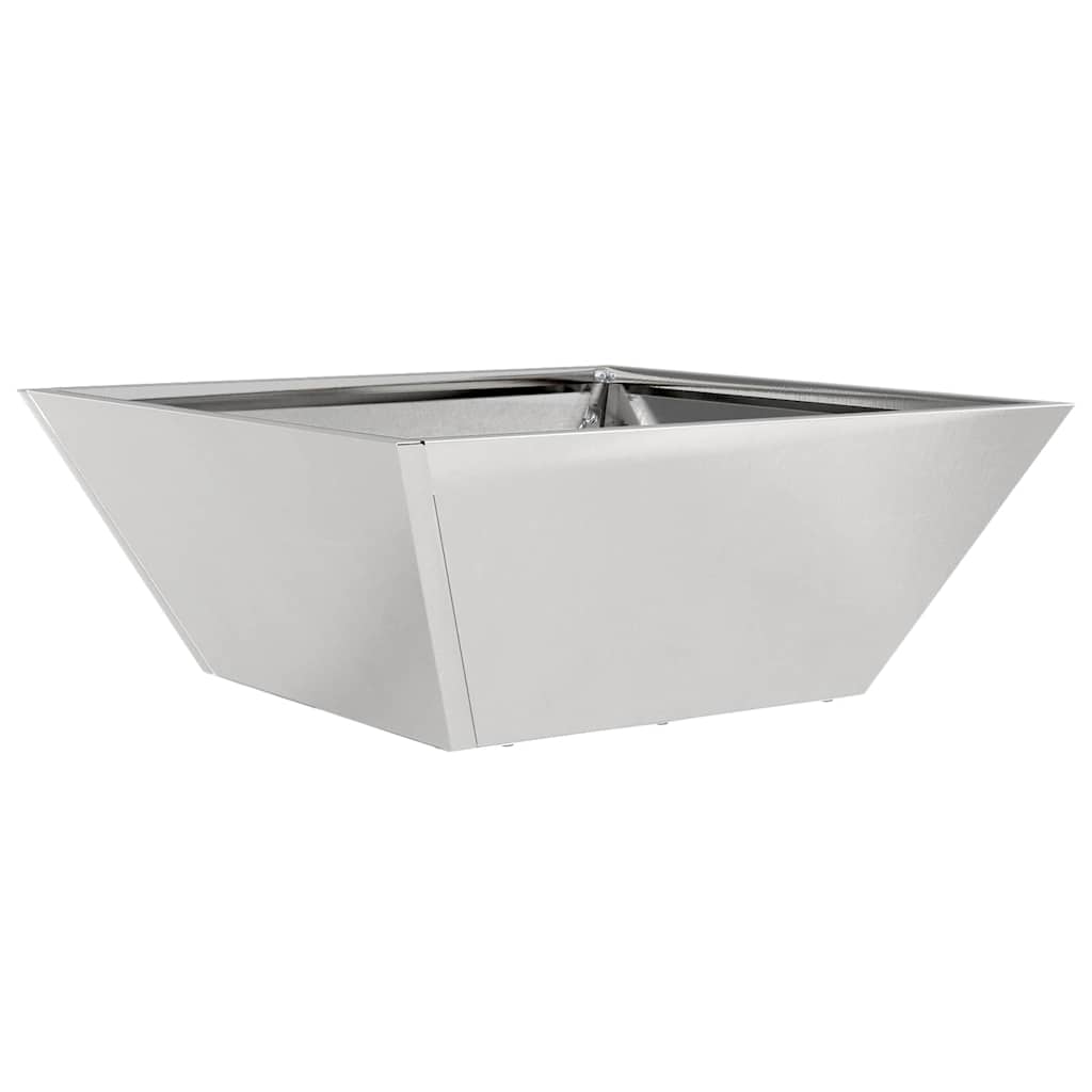 Vaso da giardino 5 pcs Argento 40 x 40 x 15 cm