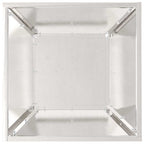 Vaso da giardino 5 pcs Argento 40 x 40 x 15 cm