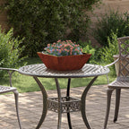 Vaso da giardino Ruggine 40 x 40 x 15 cm