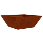 Vaso da giardino Ruggine 40 x 40 x 15 cm