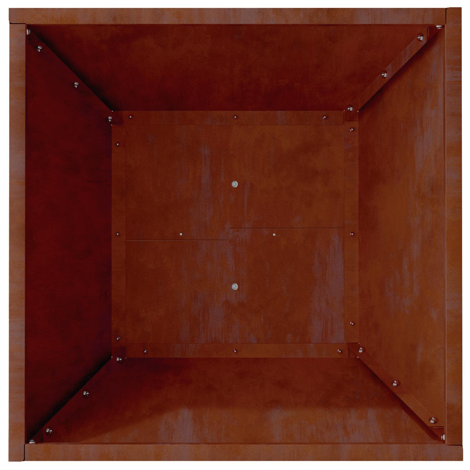 Vaso da giardino Ruggine 40 x 40 x 15 cm