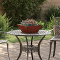 Vaso da giardino 5 pcs Ruggine 40 x 40 x 15 cm