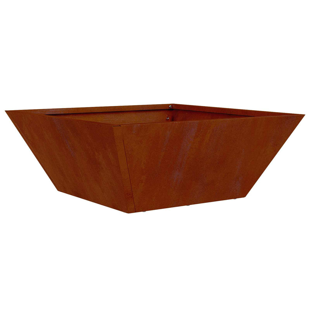 Vaso da giardino 5 pcs Ruggine 40 x 40 x 15 cm