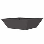 Vaso da giardino 5 pcs Nero 50 x 50 x 15 cm