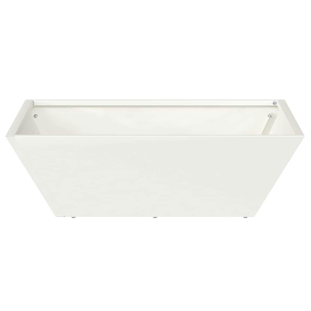 Vaso da giardino Bianco 50 x 50 x 15 cm