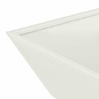 Vaso da giardino 5 pcs Bianco 50 x 50 x 15 cm