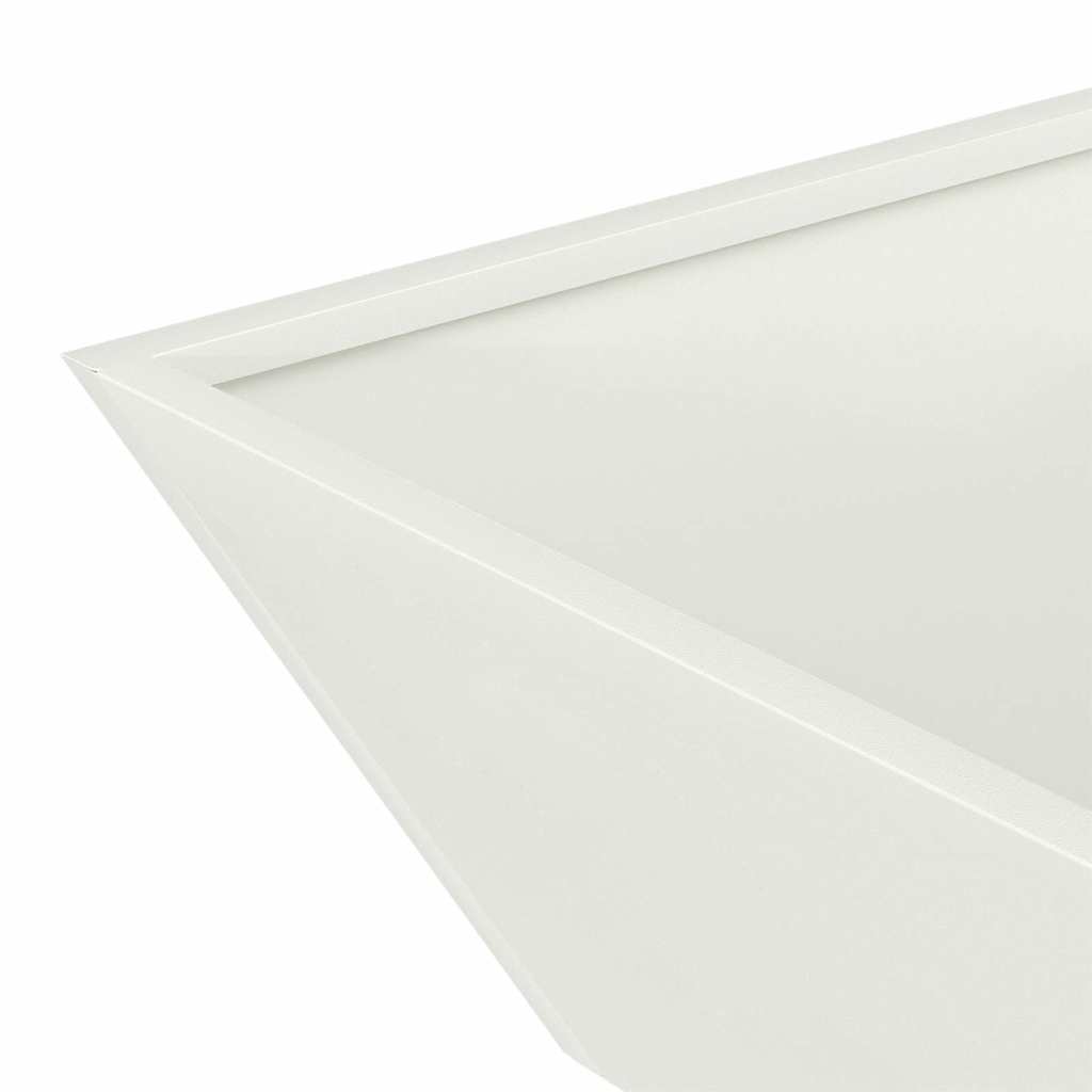 Vaso da giardino 5 pcs Bianco 50 x 50 x 15 cm