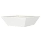 Vaso da giardino 5 pcs Bianco 50 x 50 x 15 cm