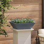 Vaso da giardino 5 pcs Antracite 50 x 50 x 15 cm