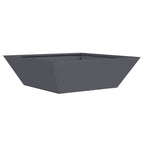 Vaso da giardino 5 pcs Antracite 50 x 50 x 15 cm