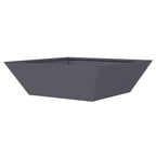 Vaso da giardino 5 pcs Antracite 50 x 50 x 15 cm
