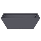 Vaso da giardino 5 pcs Antracite 50 x 50 x 15 cm