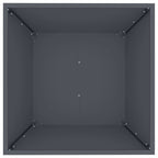 Vaso da giardino 5 pcs Antracite 50 x 50 x 15 cm