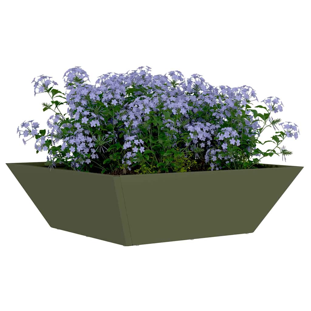 Vaso da giardino Verde oliva 50 x 50 x 15 cm