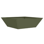 Vaso da giardino 5 pcs Verde oliva 50 x 50 x 15 cm