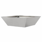 Vaso da giardino Argento 50 x 50 x 15 cm Acciaio inossidabile