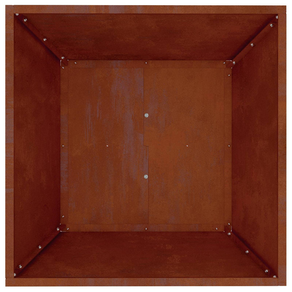 Vaso da giardino Ruggine 50 x 50 x 15 cm