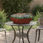 Vaso da giardino 5 pcs Ruggine 50 x 50 x 15 cm