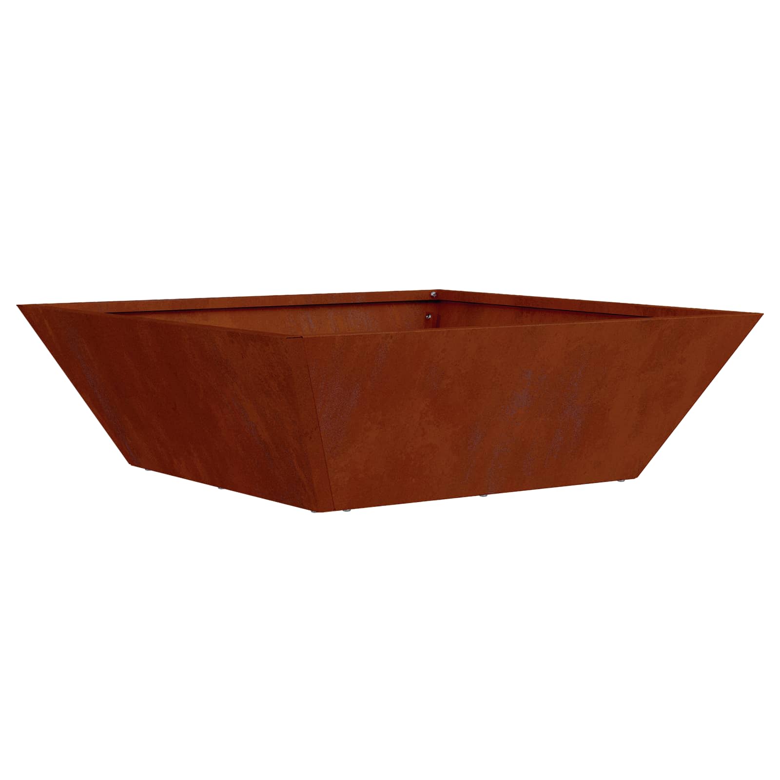 Vaso da giardino 5 pcs Ruggine 50 x 50 x 15 cm