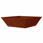 Vaso da giardino 5 pcs Ruggine 50 x 50 x 15 cm
