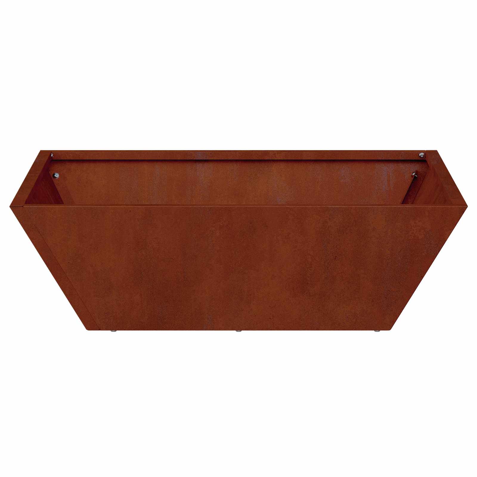 Vaso da giardino 5 pcs Ruggine 50 x 50 x 15 cm