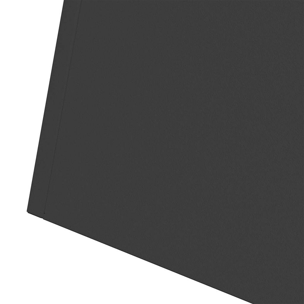 Vaso a Pilastro Nero 35 x 35 x 73 cm