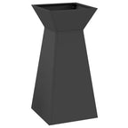 Vaso a Pilastro 2 pcs Nero 35 x 35 x 73 cm