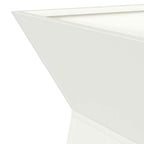 Vaso a Pilastro 2 pcs Bianco 35 x 35 x 73 cm