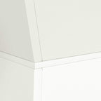 Vaso a Pilastro 2 pcs Bianco 35 x 35 x 73 cm
