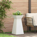 Vaso a Pilastro 2 pcs Bianco 35 x 35 x 73 cm