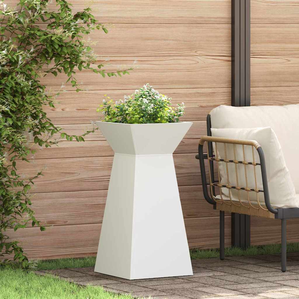 Vaso a Pilastro 2 pcs Bianco 35 x 35 x 73 cm