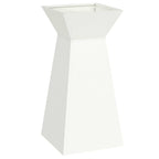 Vaso a Pilastro 2 pcs Bianco 35 x 35 x 73 cm